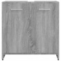 Armario de baño madera contrachapada gris Sonoma 60x33x60 cm de vidaXL, Muebles de baño - Ref: Foro24-815526, Precio: 50,06 €...