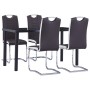 Juego de comedor 5 piezas cuero sintético marrón de , muebles para cocinas y comedores - Ref: Foro24-3053030, Precio: 425,57 ...