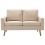 Cream fabric 2-piece sofa set by vidaXL, Sofas - Ref: Foro24-3056617, Price: 453,21 €, Discount: %