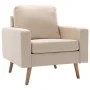 Juego de sofás de 2 piezas tela color crema de vidaXL, Sofás - Ref: Foro24-3056617, Precio: 453,21 €, Descuento: %