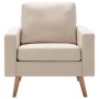 Juego de sofás de 2 piezas tela color crema de vidaXL, Sofás - Ref: Foro24-3056617, Precio: 451,52 €, Descuento: %