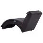 Diván de masaje con almohada de cuero sintético marrón de , Divanes - Ref: Foro24-281346, Precio: 262,81 €, Descuento: %
