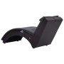 Diván de masaje con almohada de cuero sintético marrón de , Divanes - Ref: Foro24-281346, Precio: 267,40 €, Descuento: %