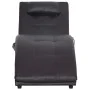 Diván de masaje con almohada de cuero sintético marrón de , Divanes - Ref: Foro24-281346, Precio: 262,81 €, Descuento: %