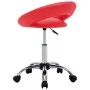 Silla de trabajo con ruedas cuero sintético rojo de , Sillas de oficina - Ref: Foro24-323665, Precio: 68,68 €, Descuento: %