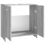 Armario de baño madera contrachapada gris Sonoma 60x33x60 cm de vidaXL, Muebles de baño - Ref: Foro24-815526, Precio: 50,06 €...