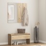 Set de muebles de recibidor madera contrachapada roble Sonoma de vidaXL, Bancos para recibidores y almacenamiento - Ref: Foro...