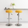 Taburetes de cocina 2 unidades tela amarillo mostaza de , Taburetes de cocina - Ref: Foro24-332978, Precio: 103,41 €, Descuen...
