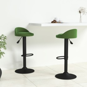 Taburetes de cocina 2 unidades terciopelo verde oscuro de , Taburetes de cocina - Ref: Foro24-333604, Precio: 109,24 €, Descu...