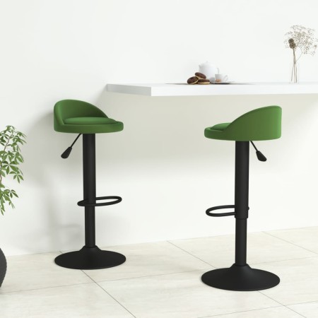 Taburetes de cocina 2 unidades terciopelo verde oscuro de , Taburetes de cocina - Ref: Foro24-333604, Precio: 109,24 €, Descu...