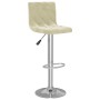 Taburetes de cocina 2 unidades terciopelo crema de , Taburetes de cocina - Ref: Foro24-333686, Precio: 131,90 €, Descuento: %