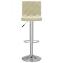 Taburetes de cocina 2 unidades terciopelo crema de , Taburetes de cocina - Ref: Foro24-333686, Precio: 131,90 €, Descuento: %
