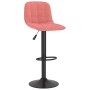 Taburetes de cocina 2 unidades terciopelo rosa de , Taburetes de cocina - Ref: Foro24-333996, Precio: 108,25 €, Descuento: %