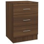 Mesita de noche madera contrachapada marrón roble 38x35x56 cm de , Mesitas de noche - Ref: Foro24-815325, Precio: 67,35 €, De...