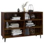Aparador de madera de ingeniería roble ahumado 103,5x35x70 cm de , Aparadores - Ref: Foro24-813185, Precio: 66,34 €, Descuent...
