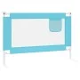 Child's bed safety rail, blue fabric, 100x25 cm. by , Safety railings - Ref: Foro24-10208, Price: 30,46 €, Discount: %
