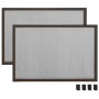 Mosquitera extensible para ventanas marrón (100-193)x75 cm de , Mosquiteras para ventanas - Ref: Foro24-149042, Precio: 31,02...