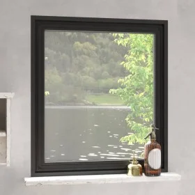 Mosquitera magnética para ventanas gris antracita 130x150 cm de , Mosquiteras para ventanas - Ref: Foro24-153856, Precio: 33,...