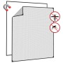 Mosquitera magnética para ventanas gris antracita 130x150 cm de , Mosquiteras para ventanas - Ref: Foro24-153856, Precio: 28,...