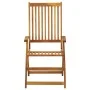 Sillas de jardín reclinables 3 uds madera maciza de acacia de vidaXL, Sillas de jardín - Ref: Foro24-311847, Precio: 196,99 €...