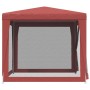 Carpa para fiestas con 4 paredes de malla HDPE rojo 2,5x2,5 m de , Carpas y cenadores - Ref: Foro24-319225, Precio: 80,55 €, ...