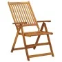 Sillas de jardín reclinables 3 uds madera maciza de acacia de vidaXL, Sillas de jardín - Ref: Foro24-311847, Precio: 196,99 €...
