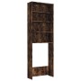 Armario de lavadora color roble ahumado 64x24x190 cm de , Accesorios para lavadoras y secadoras - Ref: Foro24-815951, Precio:...