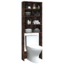 Armario de lavadora color roble ahumado 64x24x190 cm de , Accesorios para lavadoras y secadoras - Ref: Foro24-815951, Precio:...
