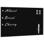 Pizarra magnética de pared negra vidrio 60x40 cm de , Pizarras blancas - Ref: Foro24-30107, Precio: 36,32 €, Descuento: %