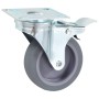 Ruedas giratorias con frenos dobles 4 unidades 75 mm de , Manipulación de materiales - Ref: Foro24-143421, Precio: 21,26 €, D...
