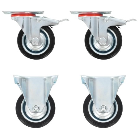 Ruedas de transporte 4 unidades 75 mm de , Manipulación de materiales - Ref: Foro24-143461, Precio: 21,74 €, Descuento: %