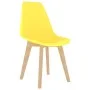 Sillas de comedor 2 unidades plástico amarillo de , Sillas de comedor - Ref: Foro24-289116, Precio: 90,15 €, Descuento: %