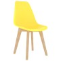 Sillas de comedor 2 unidades plástico amarillo de , Sillas de comedor - Ref: Foro24-289116, Precio: 91,44 €, Descuento: %