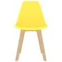 Sillas de comedor 2 unidades plástico amarillo de , Sillas de comedor - Ref: Foro24-289116, Precio: 90,15 €, Descuento: %