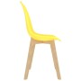 Sillas de comedor 2 unidades plástico amarillo de , Sillas de comedor - Ref: Foro24-289116, Precio: 91,44 €, Descuento: %