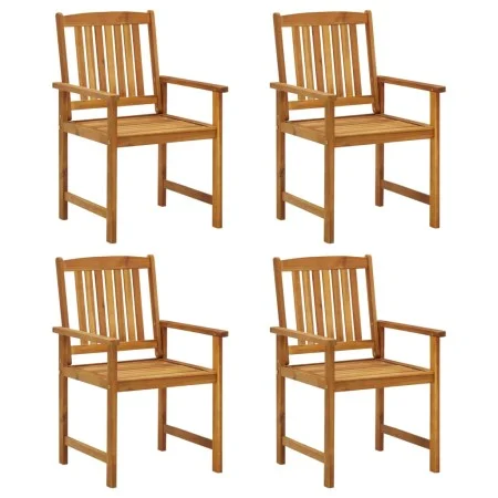 Sillas de jardín 4 unidades madera maciza de acacia de vidaXL, Sillas de jardín - Ref: Foro24-311848, Precio: 282,20 €, Descu...