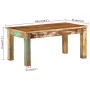 Mesa de centro madera maciza reciclada 100x55x45 cm de , Mesas de centro - Ref: Foro24-352017, Precio: 145,43 €, Descuento: %