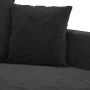 3-piece black velvet sofa set with cushions by , Sofas - Ref: Foro24-3201715, Price: 471,61 €, Discount: %