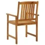 Sillas de jardín 4 unidades madera maciza de acacia de vidaXL, Sillas de jardín - Ref: Foro24-311848, Precio: 282,20 €, Descu...
