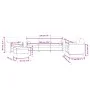 Sofagarnitur mit 4 Teilen, samtrote Kissen von , Sofas - Ref: Foro24-3201968, Preis: 718,97 €, Rabatt: %