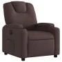 Sillón reclinable eléctrico tela marrón oscuro de , Sillones - Ref: Foro24-3204349, Precio: 253,47 €, Descuento: %