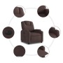 Sillón reclinable eléctrico tela marrón oscuro de , Sillones - Ref: Foro24-3204349, Precio: 246,28 €, Descuento: %