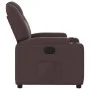 Sillón reclinable eléctrico tela marrón oscuro de , Sillones - Ref: Foro24-3204349, Precio: 253,47 €, Descuento: %