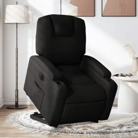 Sillón eléctrico reclinable elevable de tela negro de , Sillones - Ref: Foro24-3204394, Precio: 339,68 €, Descuento: %