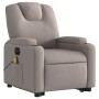 Sillón de masaje eléctrico reclinable elevable tela taupé de , Sillones - Ref: Foro24-3204412, Precio: 361,91 €, Descuento: %