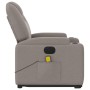Sillón de masaje eléctrico reclinable elevable tela taupé de , Sillones - Ref: Foro24-3204412, Precio: 361,91 €, Descuento: %
