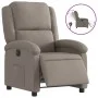 Sillón reclinable eléctrico tela gris taupé de , Sillones - Ref: Foro24-3204148, Precio: 242,15 €, Descuento: %