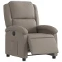 Sillón reclinable eléctrico tela gris taupé de , Sillones - Ref: Foro24-3204148, Precio: 242,15 €, Descuento: %