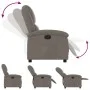 Sillón reclinable eléctrico tela gris taupé de , Sillones - Ref: Foro24-3204148, Precio: 242,15 €, Descuento: %