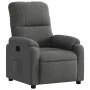 Sillón reclinable tela de microfibra gris oscuro de , Sillones - Ref: Foro24-373451, Precio: 226,74 €, Descuento: %
